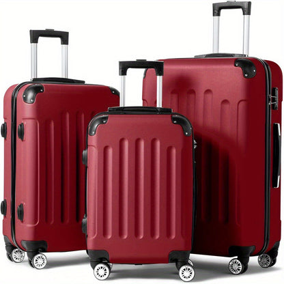 Luggage Set – 3-Piece, ABS Hardshell, TSA Lock, Spinner Wheels – detail view 13
