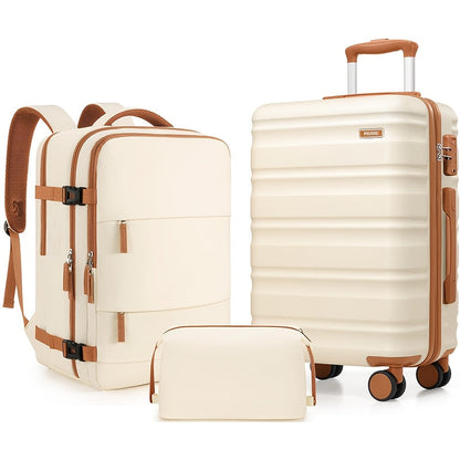 Luggage Set – 3-Piece, TSA Lock, Spinner Wheels, for Travel – detail view 21