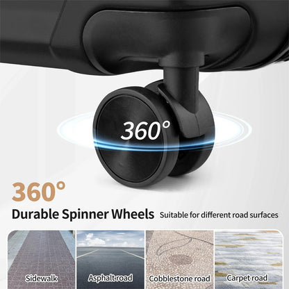 Luggage Set – 5 Piece, 28 Inch, Spinner Wheels, Lightweight – detail view 23