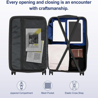 Luggage Set – 5 Piece, 28 Inch, Spinner Wheels, Lightweight – detail view 6