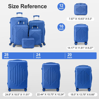 Luggage Set – 5 Piece, 28 Inch, Hardshell, TSA Lock – detail view 38
