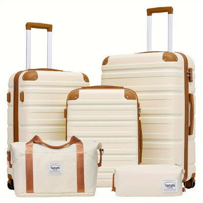 Luggage Set – 5 Piece, 6 Colors, Hardshell, TSA Lock – detail view 7