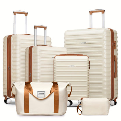 Luggage Set – 6 Piece, 28 Inch, TSA Lock, Expandable – detail view 7
