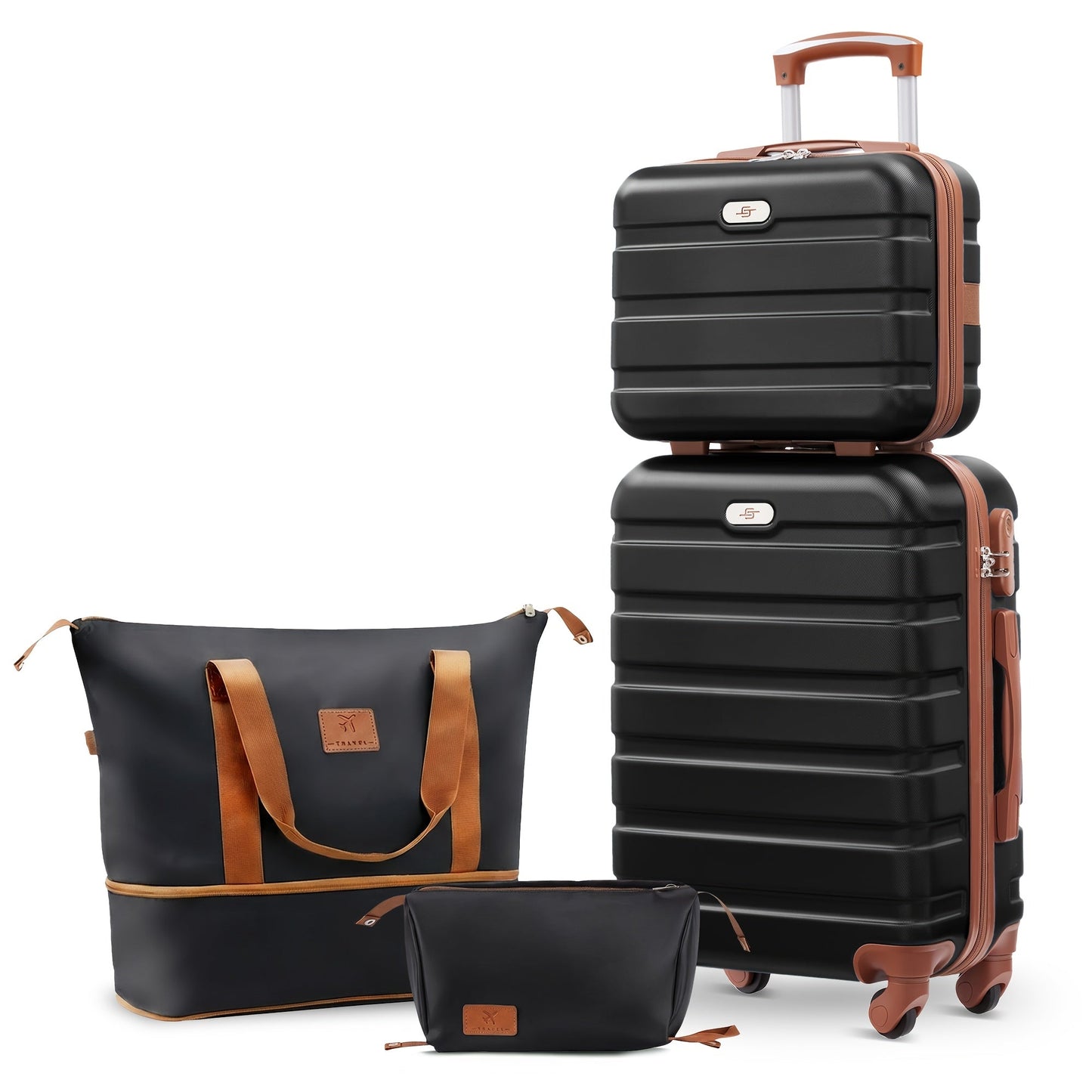 Luggage Set – Combination Lock, Spinner Wheels, for Travel – alternate view