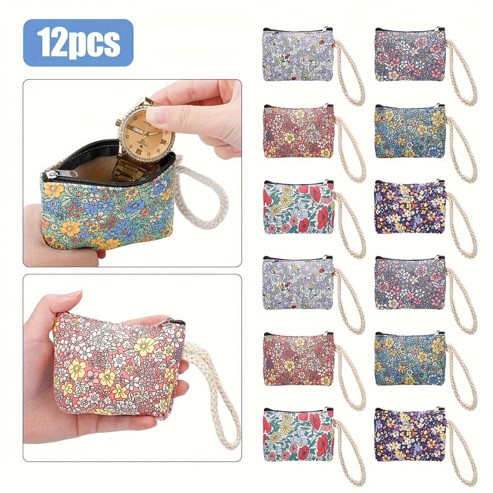 Travel Makeup Bag – 12pcs, for Travel – front view - product view 10