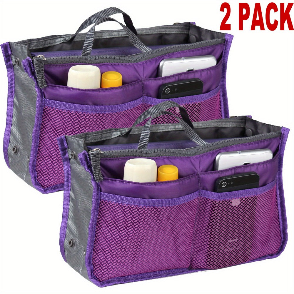 Travel Makeup Bag – 2 Pack, 13 Pockets, for Travel – detail view 7