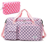 Pink Checkered