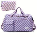 Purple Checkered