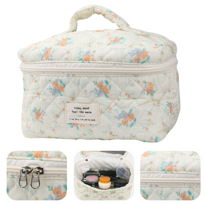 Travel Makeup Bag – 2-Piece, Quilted, Large Capacity, for Travel – detail view 30