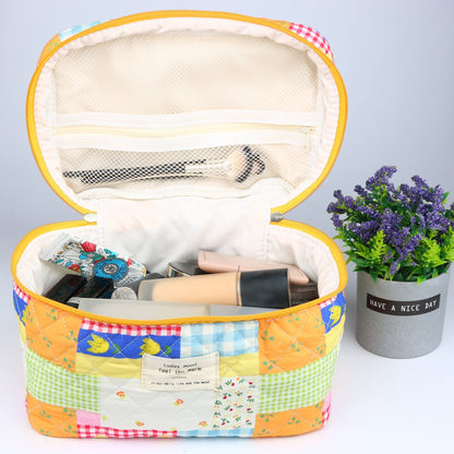 Travel Makeup Bag – 2-Piece, Quilted, Large Capacity, for Travel – detail view 35