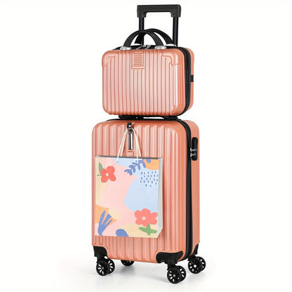 Travel Makeup Bag – 2-Piece, 20 Inch, 14 Inch, TSA Lock – front view - product view 22