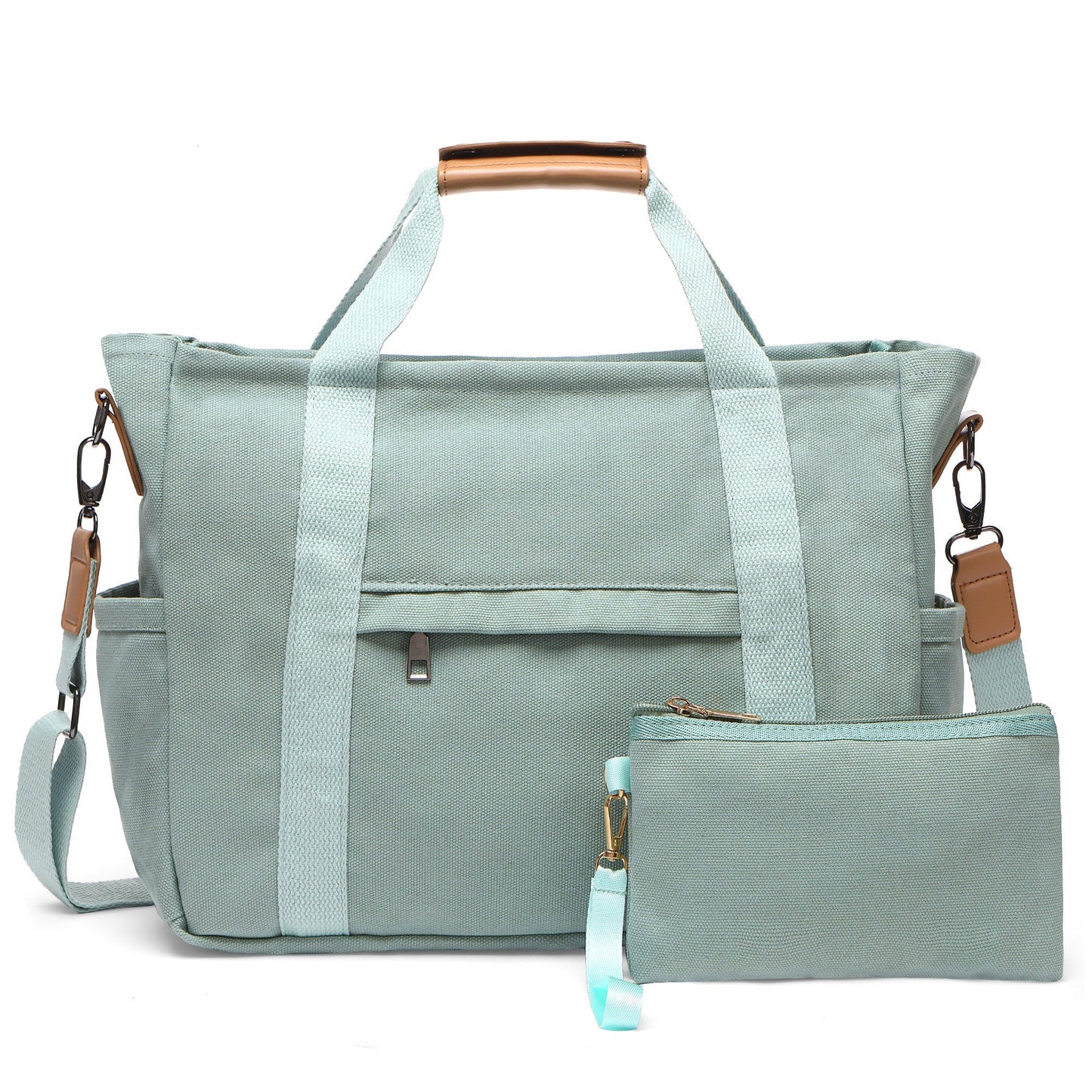 Travel Makeup Bag – 2PCS, Canvas, Multi-Pocket, for Travel & Work – detail view 32