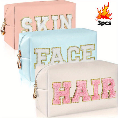 Travel Makeup Bag – 3-Piece, for Travel & Everyday Use – detail view 3