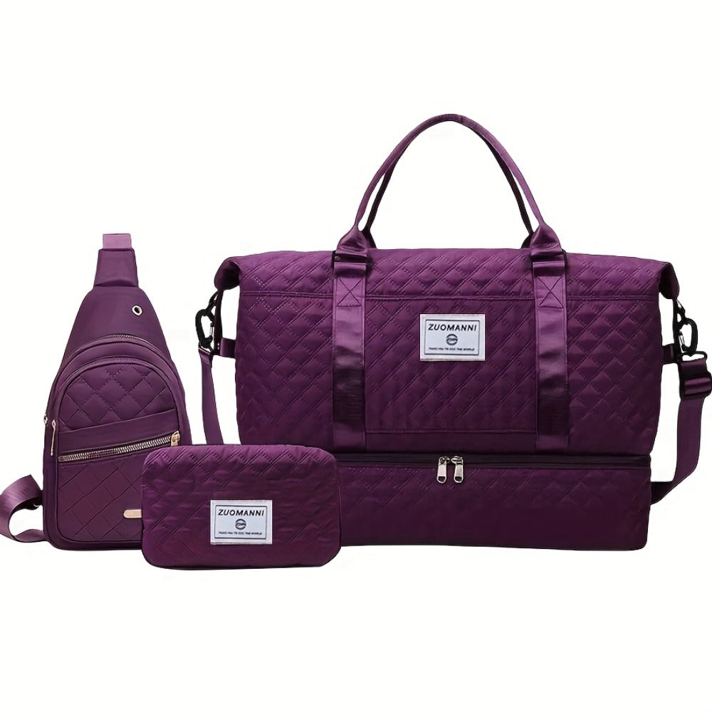 Travel Makeup Bag – 3 Piece, for Travel & Everyday Use – detail view 2