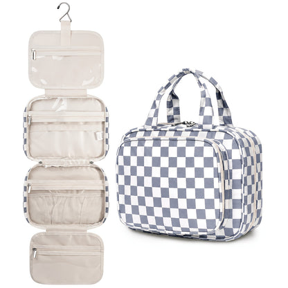 Travel Makeup Bag – for Travel, Hanging Toiletry Compartment Kit Cosmetic – detail view 17