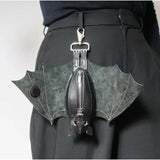 Leather Bat Coin Purse