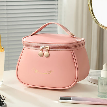 Travel Makeup Bag – PU Leather, Large Capacity, for Travel – detail view 6
