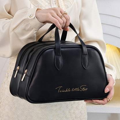 Travel Makeup Bag – PU Leather, Large Capacity, for Travel – detail view 10