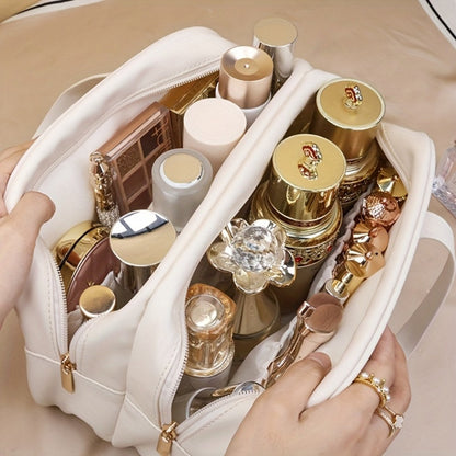 Travel Makeup Bag – PU Leather, Large Capacity, for Travel – detail view 12