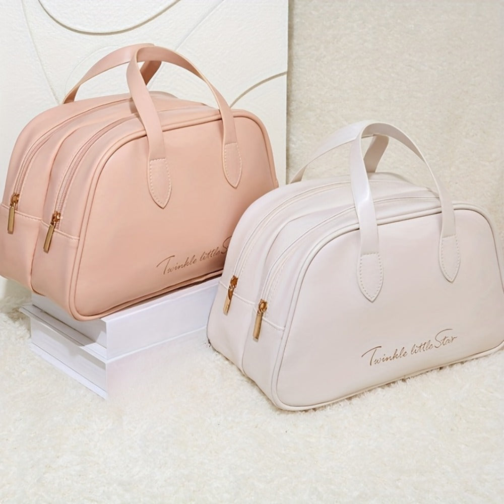 Travel Makeup Bag – PU Leather, Large Capacity, for Travel & Everyday Use – detail view 7