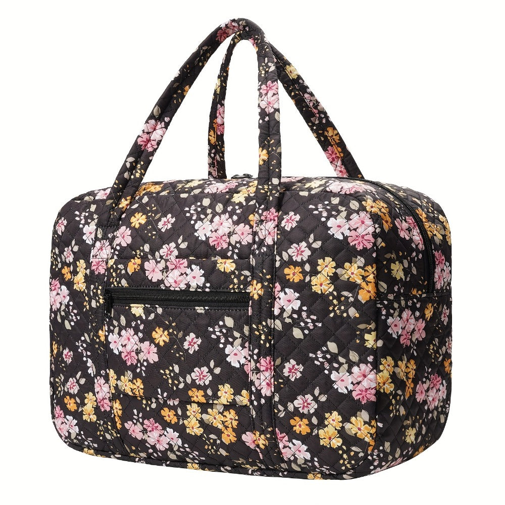 Travel Makeup Bag – Quilted, Trolley Sleeve, for Travel – detail view 11