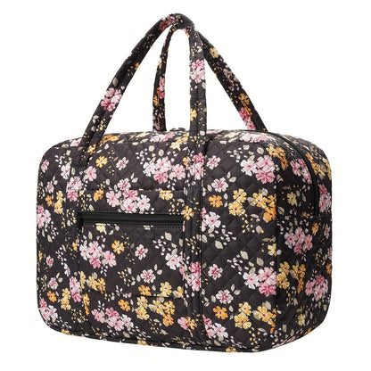 Travel Makeup Bag – Quilted, Trolley Sleeve, for Travel – detail view 2