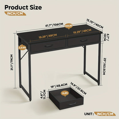 Makeup Vanity Desk with Adjustable Height for Dressing and Daily Routines in Bedroom detail image - detail view 18