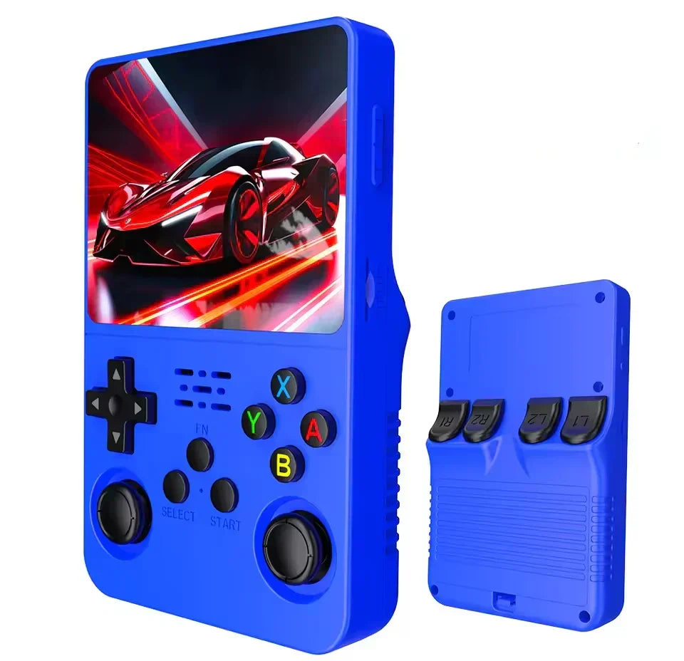 Handheld Game Console R36S with 3.5-Inch IPS HD, 640x480 resolution, 64GB or 128GB Options, 2600mAh Battery