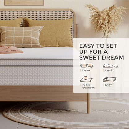 Mattress shown in the Full, 14 inch option