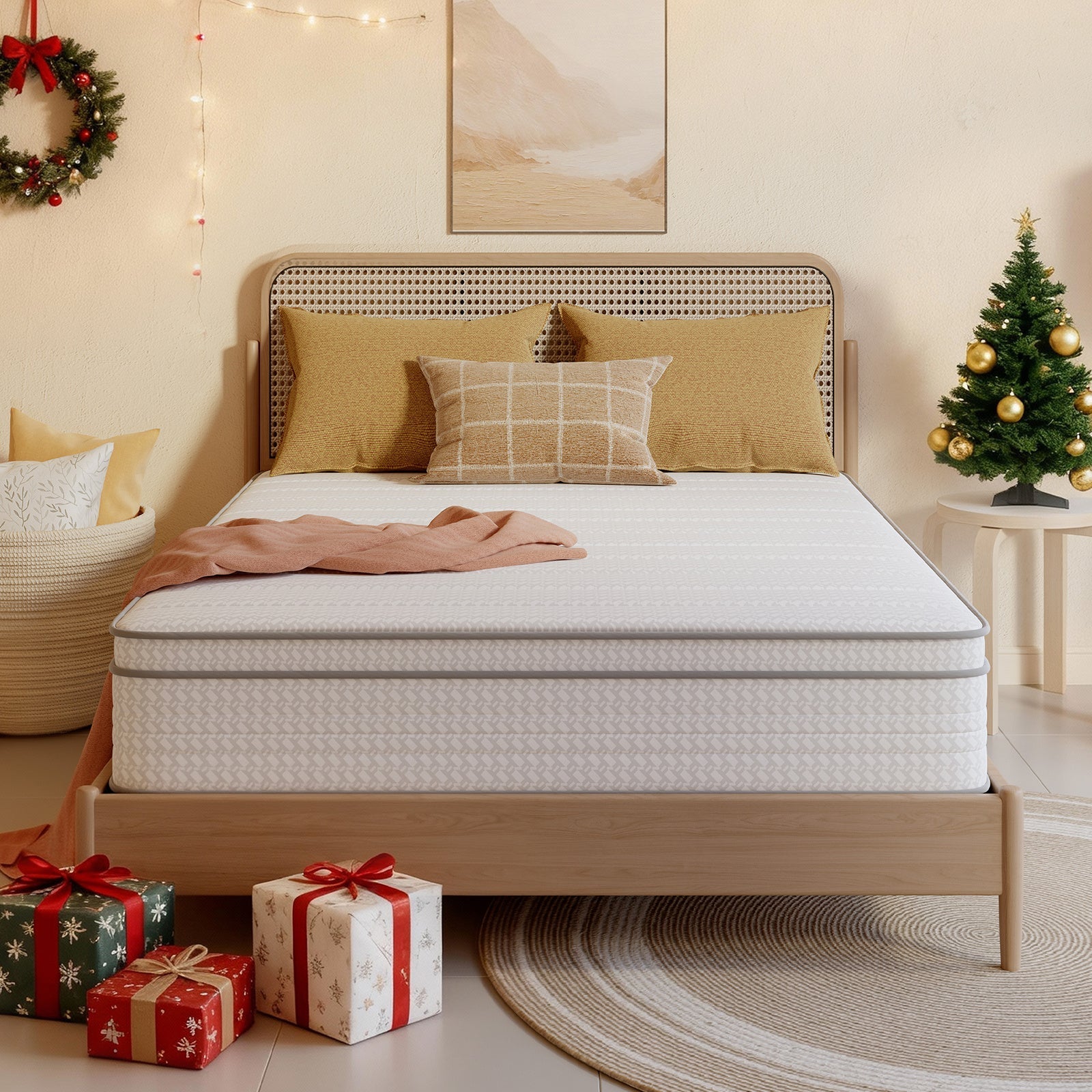 Mattress shown in the Twin, 6 inch option