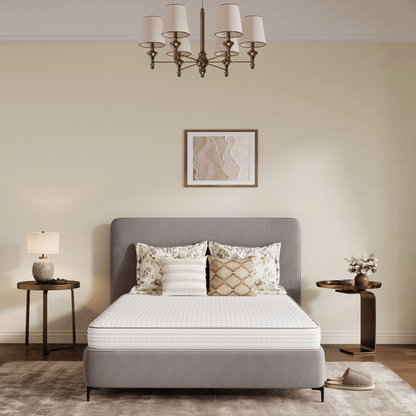 Mattress shown in the Twin, 8 inch option
