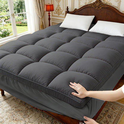 Mattress Pad, Cover Fluffy Soft Breathable Deep Pocket Protector Machine Washable 5 Colors shown in the main product view
