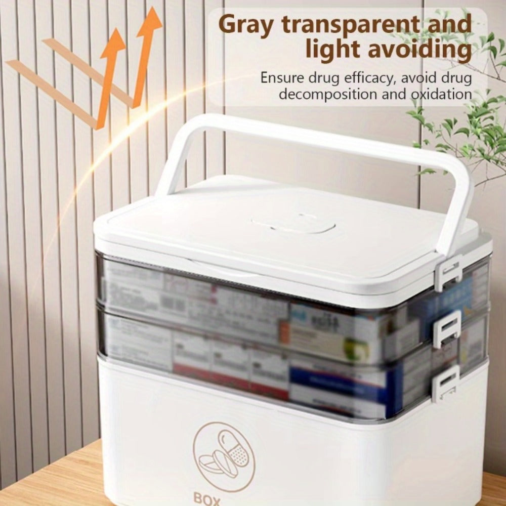 Medicine Storage Box with Large-Capacity Storage for Bedroom detail image - detail view 6