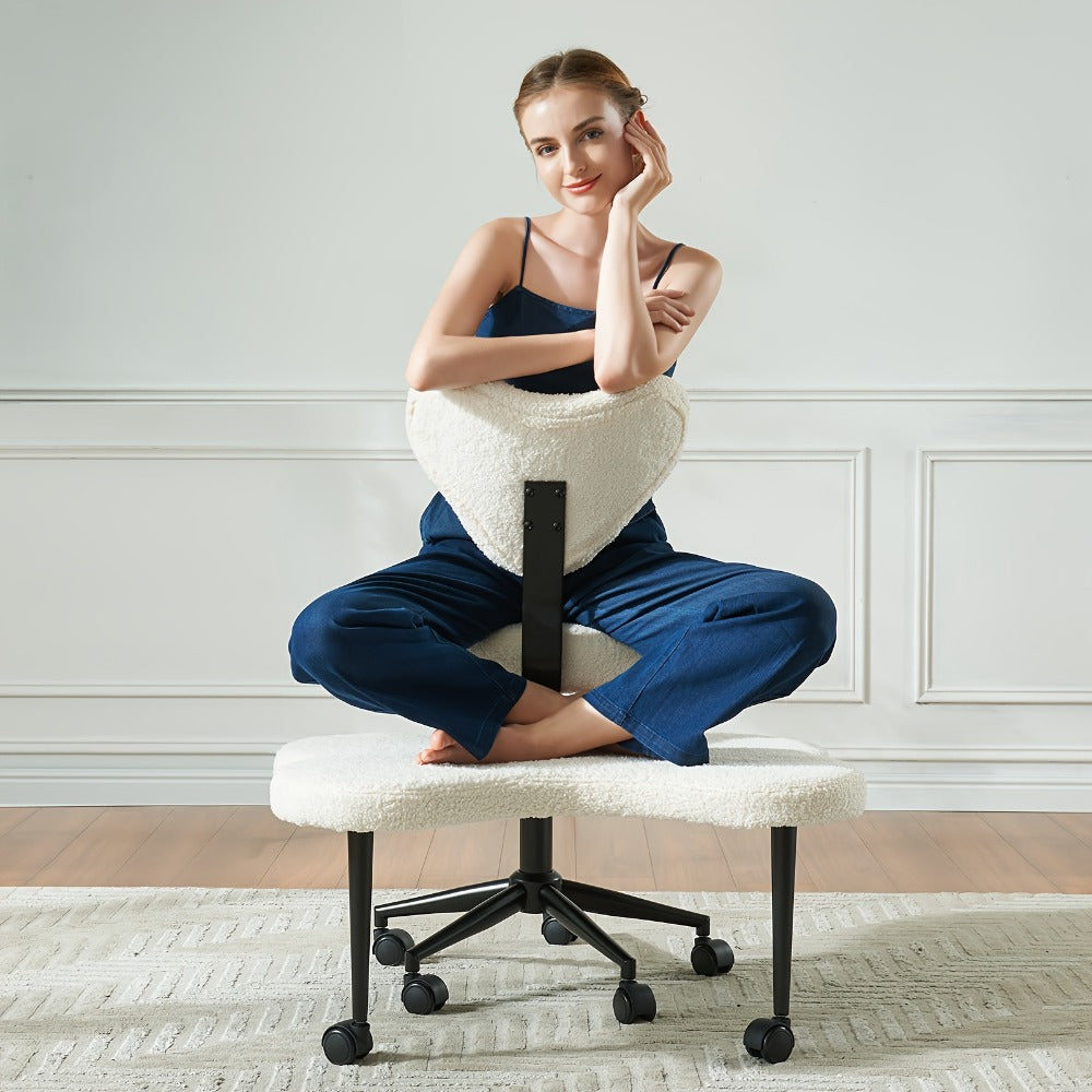 Meditation Chair with Cross-Legged Seat and Adjustable Height detail image - detail view 5