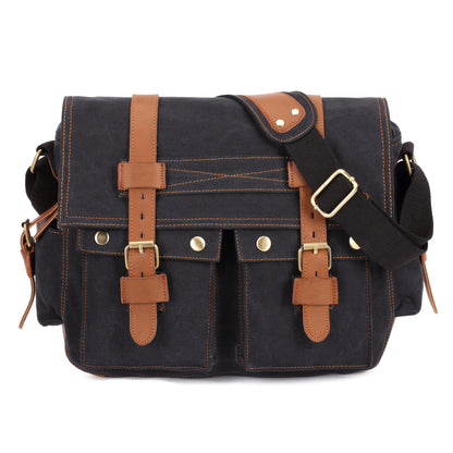 Men's Crossbody Bag – Canvas, for Travel & Everyday Use – alternate view