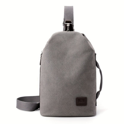 Men's Crossbody Bag – Canvas, Large Capacity, for Travel & Work – detail view 17