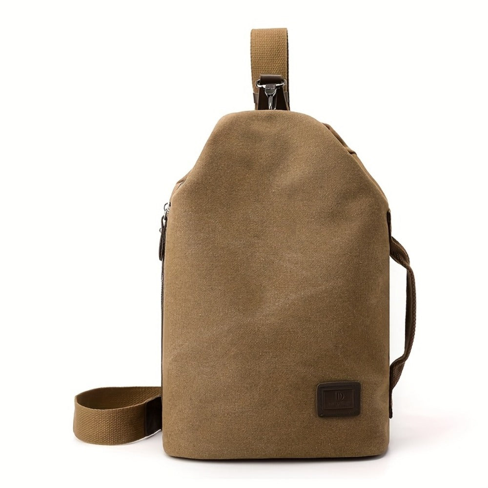 Men's Crossbody Bag – Canvas, Large Capacity, for Travel & Work – detail view 7