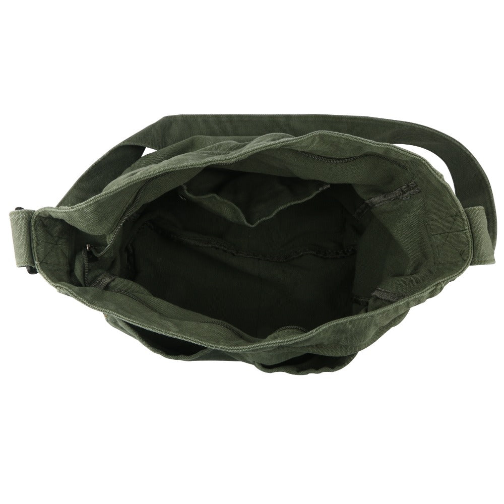 Men's Crossbody Bag – 7 Colors, Canvas, Large Capacity, for Travel & Work – detail view 4