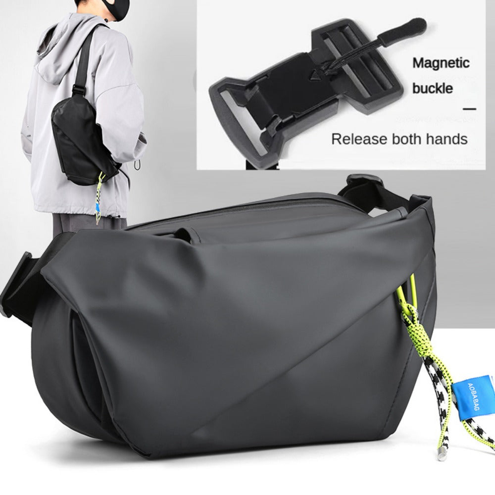 Men's Crossbody Bag – Nylon, Large Capacity, for Everyday Use – detail view 13