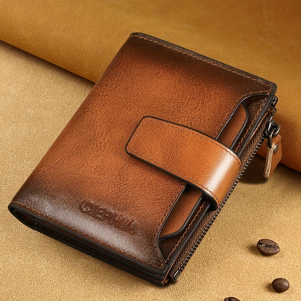 Men's Wallet – Genuine Leather, RFID Blocking – detail view 2