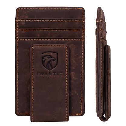 Men's Wallet – Genuine Leather, RFID Blocking – detail view 2