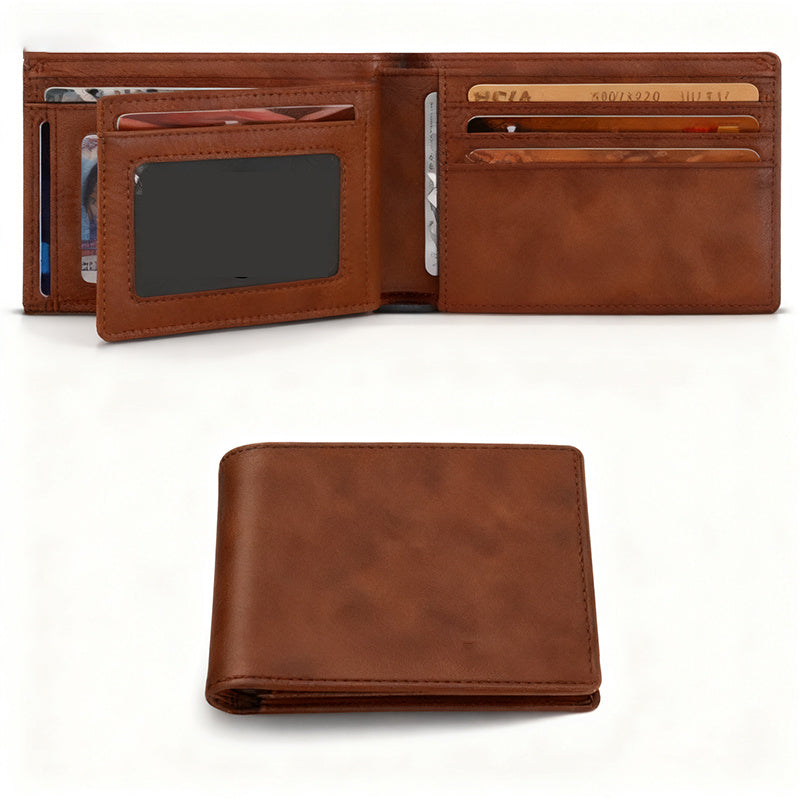 Men's Wallet – 2in, Genuine Leather, RFID Blocking, Anti-Theft – detail view 14