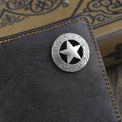 Men's Wallet – Concho Rock Star Cowhide Leather – detail view 7