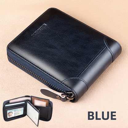 Men's Wallet – Genuine Leather, Large Capacity, RFID Blocking – detail view 26