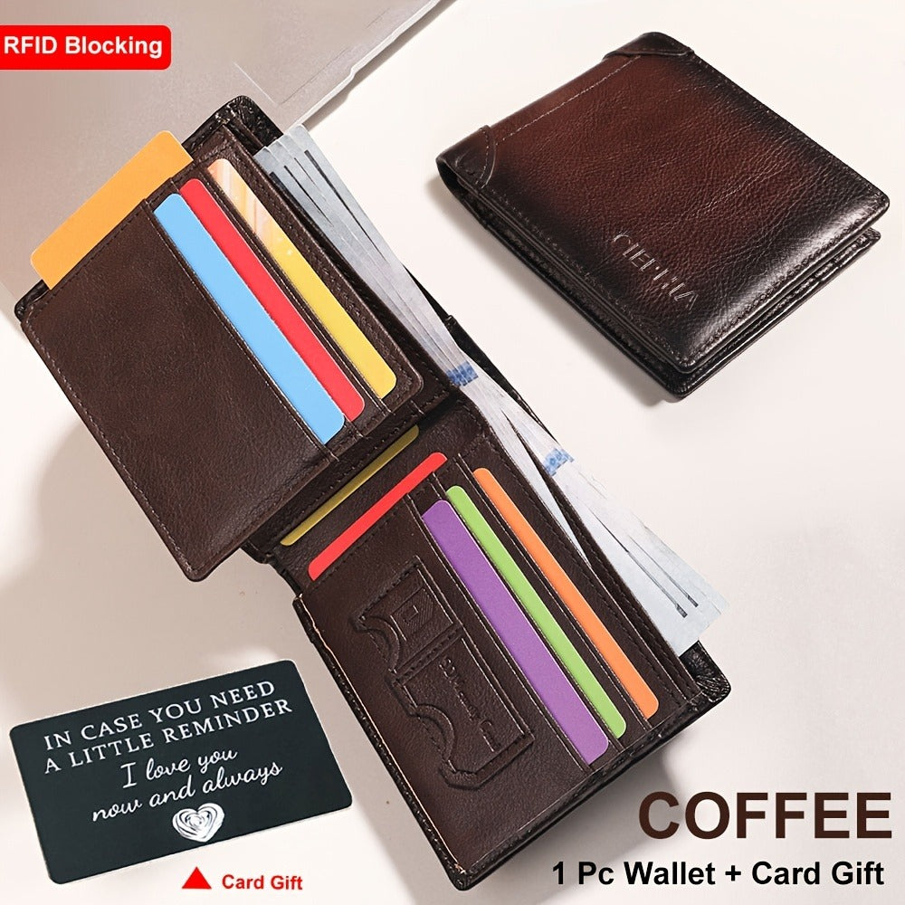 Men's Wallet – Genuine Leather, RFID Blocking – detail view 6
