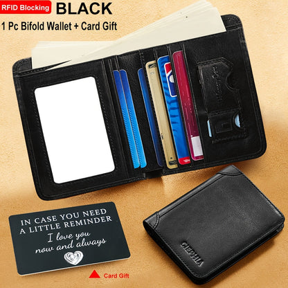 Men's Wallet – Genuine Leather, RFID Blocking – detail view 6