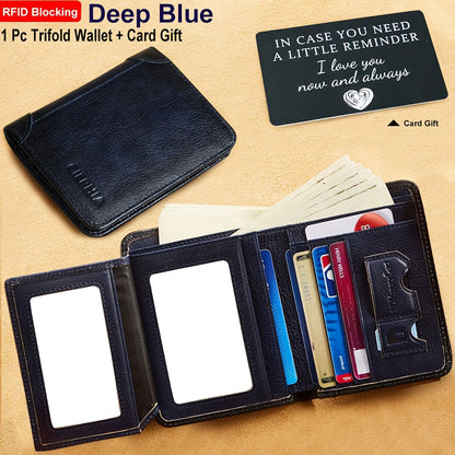 Men's Wallet – Genuine Leather, RFID Blocking – alternate view