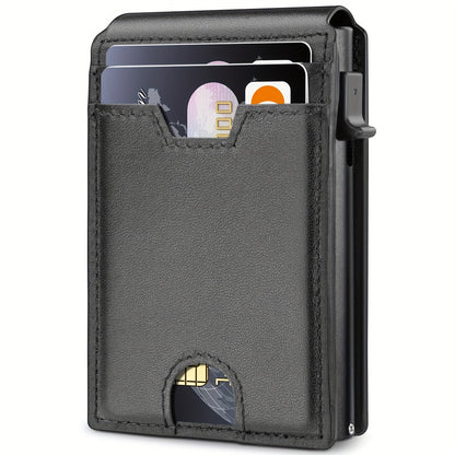 Men's Wallet – Genuine Leather, RFID Blocking – detail view 4