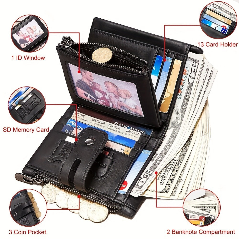 Men's Wallet – RFID Blocking, Anti-Theft – detail view 11