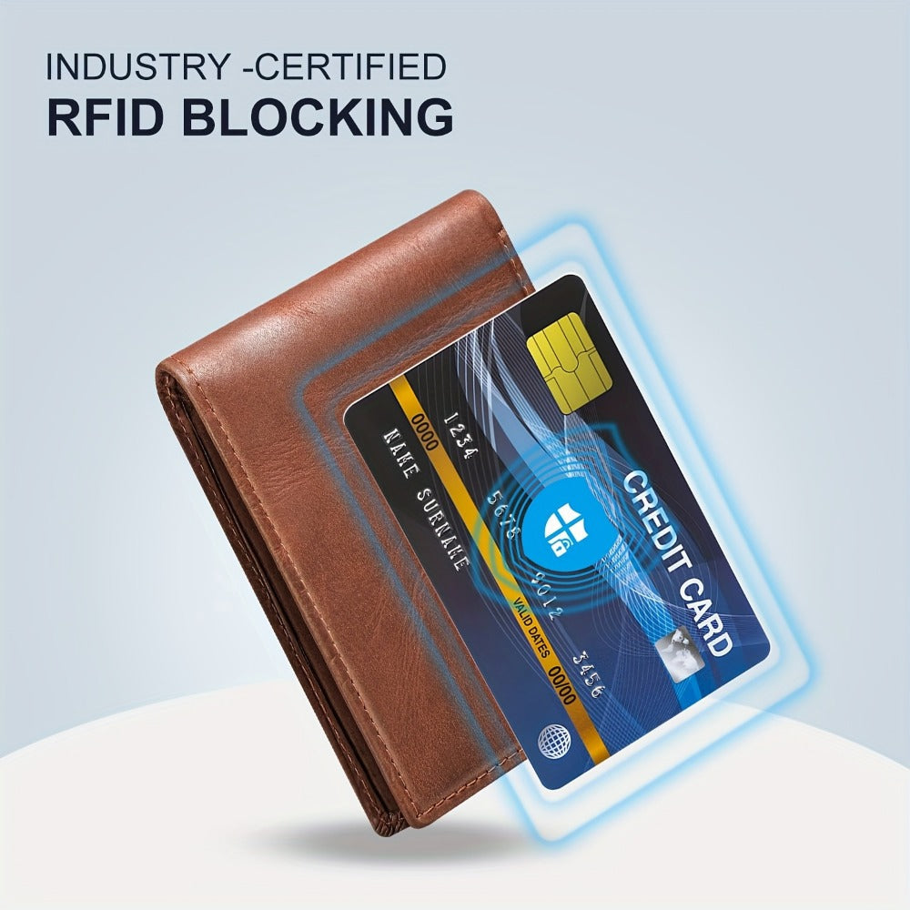 Men's Wallet – RFID Blocking, Dual Cash Section Leather Rfid – detail view 6